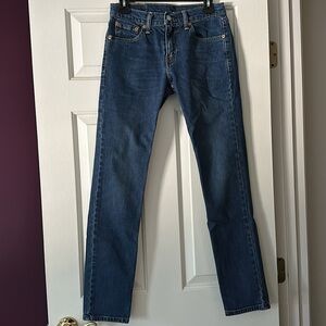 Levi’s dark blue jeans